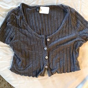 Shein like new, super soft and stretchy crop cardigan